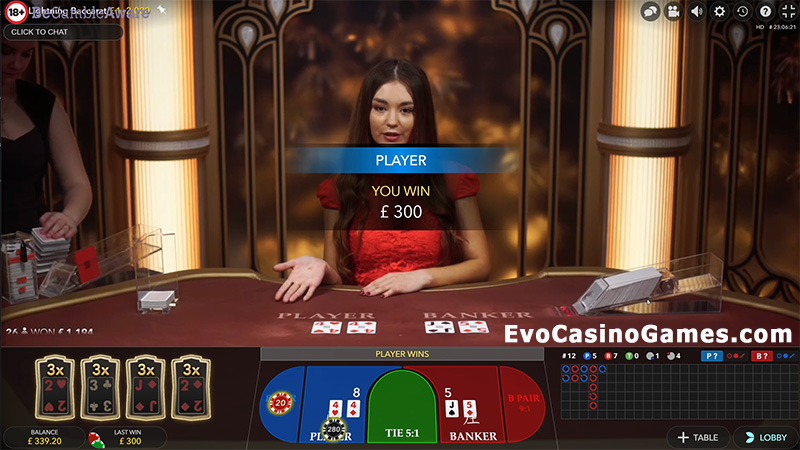 Lightning Baccarat 2